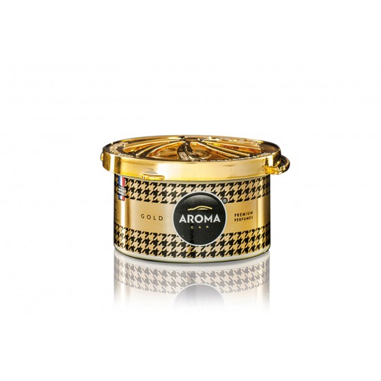 Amio – Αρωματικό Αυτοκινήτου σε Κονσέρβα Aroma Prestige Organic Gold για Φρεσκάδα & Καθημερινή Χρήση – 1 Τεμ. (A92516/AM)