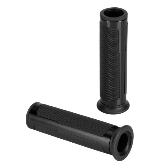 ΧΕΡΟΥΛΙΑ MOTO STYLE GRIP ΜΑΥΡΟ ΧΡΩΜΑ 22mm+25mm 12cm LAMPA - 2 τεμ.