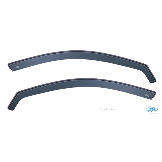 ΖΕΥΓΑΡΙ ΜΠΡΟΣΤΙΝΟΙ ΑΝΕΜΟΘΡΑΥΣΤΕΣ ΓΙΑ FORD KA I 3D 1997-2008 ΑΠΟ ΕΥΚΑΜΠΤΟ ΧΥΤΟ ΑΚΡΥΛΙΚΟ ΓΥΑΛΙ (CAST ACRYLIC GLASS) DGA - 2 ΤΕΜ.