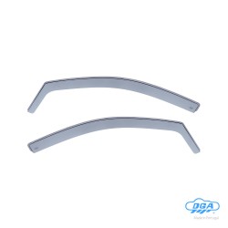 ΖΕΥΓΑΡΙ ΜΠΡΟΣΤΙΝΟΙ ΑΝΕΜΟΘΡΑΥΣΤΕΣ ΓΙΑ FORD RANGER / RAPTOR III 4D 2012-2022 ΑΠΟ ΕΥΚΑΜΠΤΟ ΧΥΤΟ ΑΚΡΥΛΙΚΟ ΓΥΑΛΙ (CAST ACRYLIC GLASS) DGA - 2 ΤΕΜ.