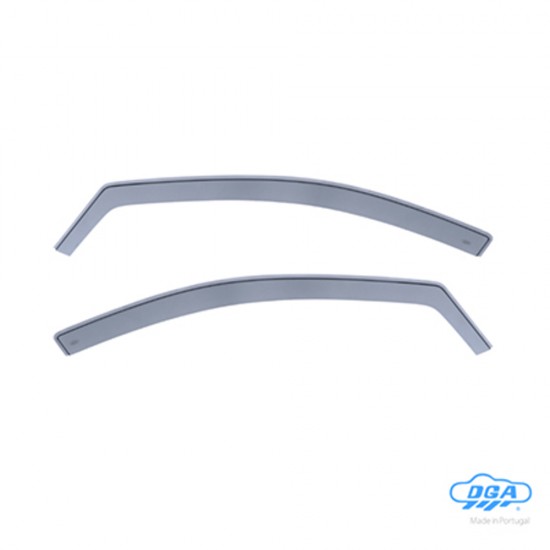 ΖΕΥΓΑΡΙ ΜΠΡΟΣΤΙΝΟΙ ΑΝΕΜΟΘΡΑΥΣΤΕΣ ΓΙΑ HONDA CIVIC 5D 2012-2017 / CIVIC TOURER 5D 2014-2017 ΑΠΟ ΕΥΚΑΜΠΤΟ ΧΥΤΟ ΑΚΡΥΛΙΚΟ ΓΥΑΛΙ (CAST ACRYLIC GLASS) DGA - 2 ΤΕΜ