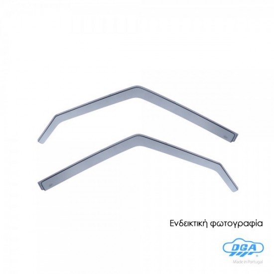 ΖΕΥΓΑΡΙ ΜΠΡΟΣΤΙΝΟΙ ΑΝΕΜΟΘΡΑΥΣΤΕΣ ΓΙΑ TOYOTA HILUX 2D 1984-1989 / TOYOTA HILUX DOUBLE CAB 4D 1984-1989 ΑΠΟ ΕΥΚΑΜΠΤΟ ΧΥΤΟ ΑΚΡΥΛΙΚΟ ΓΥΑΛΙ (CAST ACRYLIC GLASS) DGA - 2 ΤΕΜ.