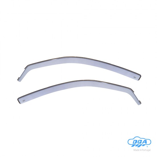 ΖΕΥΓΑΡΙ ΜΠΡΟΣΤΙΝΟΙ ΑΝΕΜΟΘΡΑΥΣΤΕΣ ΓΙΑ NISSAN MICRA  3D 2003-2012 ΑΠΟ ΕΥΚΑΜΠΤΟ ΧΥΤΟ ΑΚΡΥΛΙΚΟ ΓΥΑΛΙ  (CAST ACRYLIC GLASS) DGA - 2 ΤΕΜ.