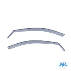 ΖΕΥΓΑΡΙ ΜΠΡΟΣΤΙΝΟΙ ΑΝΕΜΟΘΡΑΥΣΤΕΣ ΓΙΑ RENAULT LAGUNA 4D/5D 2001+ ΑΠΟ ΕΥΚΑΜΠΤΟ ΧΥΤΟ ΑΚΡΥΛΙΚΟ ΓΥΑΛΙ  (CAST ACRYLIC GLASS) DGA - 2 ΤΕΜ.