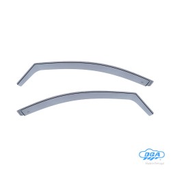 ΖΕΥΓΑΡΙ ΜΠΡΟΣΤΙΝΟΙ ΑΝΕΜΟΘΡΑΥΣΤΕΣ ΓΙΑ RENAULT MEGANE III 4D/5D 2008+ / RENAULT FLUENCE 5D 2010-2014 ΑΠΟ ΕΥΚΑΜΠΤΟ ΧΥΤΟ ΑΚΡΥΛΙΚΟ ΓΥΑΛΙ  (CAST ACRYLIC GLASS) DGA - 2 ΤΕΜ.