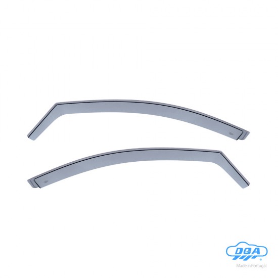 ΖΕΥΓΑΡΙ ΜΠΡΟΣΤΙΝΟΙ ΑΝΕΜΟΘΡΑΥΣΤΕΣ ΓΙΑ RENAULT MEGANE III 4D/5D 2008+ / RENAULT FLUENCE 5D 2010-2014 ΑΠΟ ΕΥΚΑΜΠΤΟ ΧΥΤΟ ΑΚΡΥΛΙΚΟ ΓΥΑΛΙ  (CAST ACRYLIC GLASS) DGA - 2 ΤΕΜ.