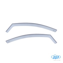 ΖΕΥΓΑΡΙ ΜΠΡΟΣΤΙΝΟΙ ΑΝΕΜΟΘΡΑΥΣΤΕΣ ΓΙΑ RENAULT MEGANE 4D/5D 2016+ ΑΠΟ ΕΥΚΑΜΠΤΟ ΧΥΤΟ ΑΚΡΥΛΙΚΟ ΓΥΑΛΙ  (CAST ACRYLIC GLASS) DGA - 2 ΤΕΜ.