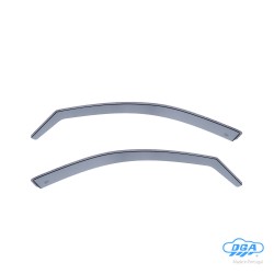 ΖΕΥΓΑΡΙ ΜΠΡΟΣΤΙΝΟΙ ΑΝΕΜΟΘΡΑΥΣΤΕΣ ΓΙΑ SKODA OCTAVIA 5D/SW 2004-2009 ΑΠΟ ΕΥΚΑΜΠΤΟ ΧΥΤΟ ΑΚΡΥΛΙΚΟ ΓΥΑΛΙ DGA - 2 ΤΕΜ.