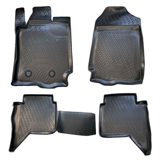 ΠΑΤΑΚΙΑ ΣΕ ΣΚΑΦΗ TPE ΛΑΣΤΙΧΟ ΓΙΑ FORD RANGER 4D 2011+  ΣΕ ΜΑΥΡΟ ΧΡΩΜΑ NOVLINE - 4 ΤΕΜ.
