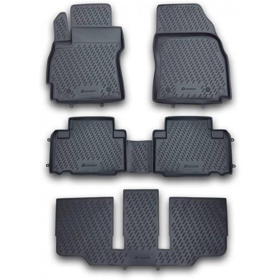 ΠΑΤΑΚΙΑ ΣΕ ΣΚΑΦΗ TPE ΛΑΣΤΙΧΟ ΓΙΑ MAZDA 5 12/2010-2015  ΣΕ ΜΑΥΡΟ ΧΡΩΜΑ NOVLINE - 4 ΤΕΜ.