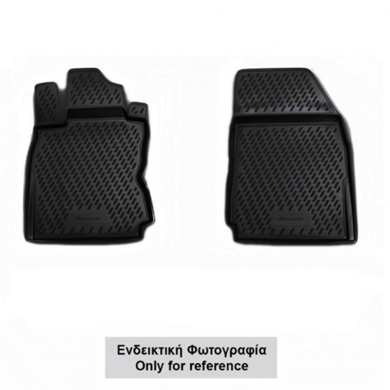 ΠΑΤΑΚΙΑ ΣΕ ΣΚΑΦΗ TPE ΛΑΣΤΙΧΟ ΓΙΑ NISSAN NP300 MANUAL 2016+  ΣΕ ΜΑΥΡΟ ΧΡΩΜΑ NOVLINE - 2 ΤΕΜ.
