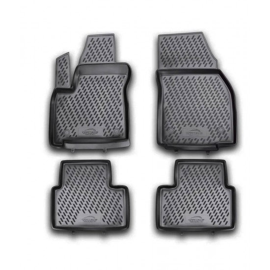 ΠΑΤΑΚΙΑ ΣΕ ΣΚΑΦΗ TPE ΛΑΣΤΙΧΟ ΓΙΑ OPEL MOKKA 11/2012+  ΣΕ ΜΑΥΡΟ ΧΡΩΜΑ NOVLINE - 4 ΤΕΜ.