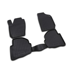 ΠΑΤΑΚΙΑ ΣΕ ΣΚΑΦΗ TPE ΛΑΣΤΙΧΟ ΓΙΑ VW POLO 11/2001-08/2009  ΣΕ ΜΑΥΡΟ ΧΡΩΜΑ NOVLINE - 4 ΤΕΜ.