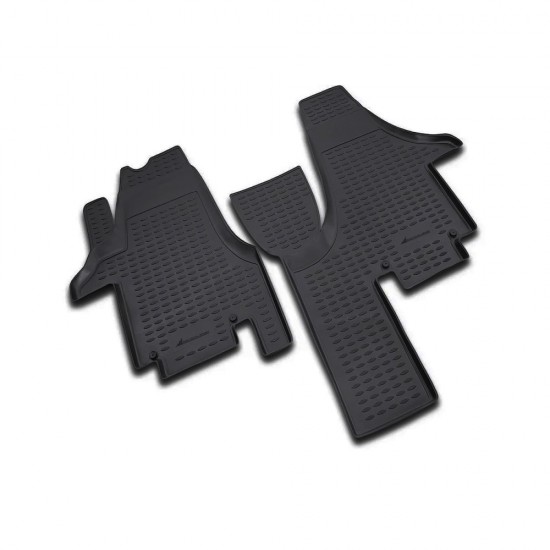 ΠΑΤΑΚΙΑ ΣΕ ΣΚΑΦΗ TPE ΛΑΣΤΙΧΟ ΓΙΑ VW TRANSPORTER T5 04/2003+  ΣΕ ΜΑΥΡΟ ΧΡΩΜΑ NOVLINE - 2 ΤΕΜ.