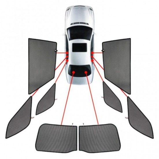 CarShades - ΚΟΥΡΤΙΝΑΚΙΑ  CAR SHADES ΓΙΑ MERCEDES EQC 5D 2019+ - 8 ΤΕΜ. (PVC.MB-EQC-5-A)