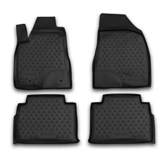 ΠΑΤΑΚΙΑ ΣΕ ΣΚΑΦΗ TPE ΛΑΣΤΙΧΟ ΓΙΑ LEXUS RX350 2003-2009 ΣΕ ΜΑΥΡΟ ΧΡΩΜΑ NOVLINE - 4 ΤΕΜ.