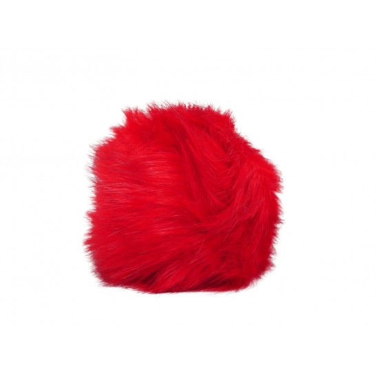 ΚΑΛΥΜΜΑ ΓΙΑ ΠΟΜΟΛΟ ΤΑΧΥΤΗΤΩΝ FLUFFY FUR COVER KOKKINO ΓΟΥΝΙΝΟ ΧΝΟΥΔΩΤΟ SIMONI RACING - 1 TEM.