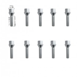 ΜΠΟΥΛΟΝΙΑ ΚΩΝΙΚΑ 12x1,25 (42mm) (19) SIMONI RACING - 10 ΤΕΜ.