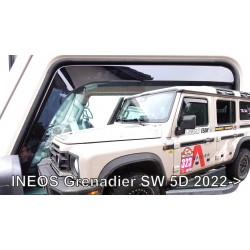Heko - Ανεμοθραύστες Παραθύρων Για Ineos Grenadier Station Wagon 2022 > 5πορτο υλικό Acrylic Χρώμα Φιμέ - 2 τεμ. (ΑΝΕΜ.10702)