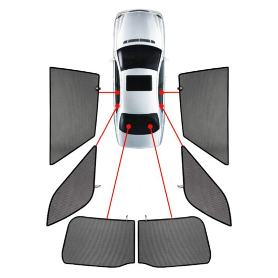 CarShades - ΚΟΥΡΤΙΝΑΚΙΑ  CAR SHADES ΓΙΑ VW TIGUAN ALLSPACE LWB 5D 2016+ - 6 ΤΕΜ. (PVC.VW-TIAS-5-B)