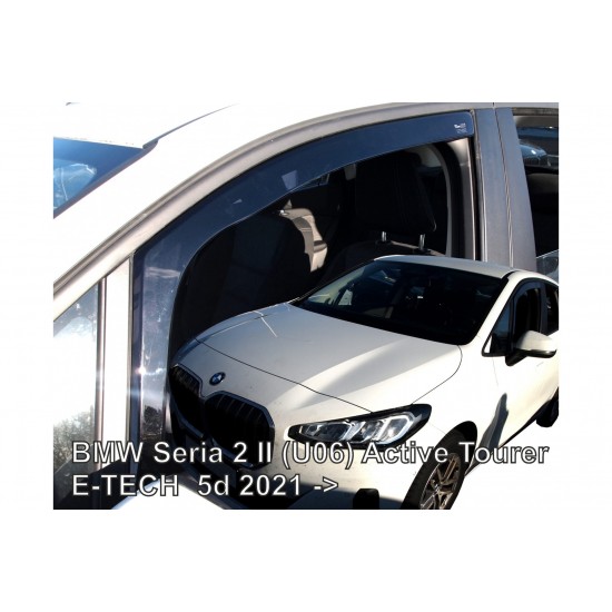ΑΝΕΜΟΘΡΑΥΣΤΕΣ ΓΙΑ BMW 2 ACTIVE TOURER (U06) 5D 2021-2023?  ΖΕΥΓΑΡΙ ΑΠΟ ΕΥΚΑΜΠΤΟ ΦΙΜΕ ΠΛΑΣΤΙΚΟ HEKO - 2 ΤΕΜ.