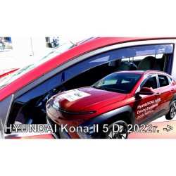 ΑΝΕΜΟΘΡΑΥΣΤΕΣ ΓΙΑ HYUNDAI KONA 5D 04/2023+ ΖΕΥΓΑΡΙ ΑΠΟ ΕΥΚΑΜΠΤΟ ΦΙΜΕ ΠΛΑΣΤΙΚΟ HEKO - 2 ΤΕΜ.