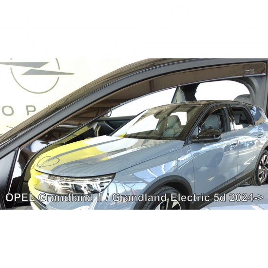 ΑΝΕΜΟΘΡΑΥΣΤΕΣ ΓΙΑ OPEL GRANDLAND II ΗΛΕΚΤΡΙΚΟ 5D 2024+ ΖΕΥΓΑΡΙ ΑΠΟ ΕΥΚΑΜΠΤΟ ΦΙΜΕ ΠΛΑΣΤΙΚΟ HEKO - 2 ΤΕΜ.