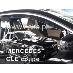 Heko - Ανεμοθραύστες Παραθύρων Για Mercedes Benz GLE-Class Coupe (C292) 2016 > 2019 5πορτο υλικό Acrylic Χρώμα Φιμέ - 2 τεμ. (ΑΝΕΜ.23602)
