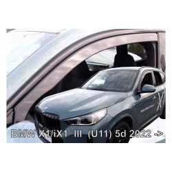 ΑΝΕΜΟΘΡΑΥΣΤΕΣ ΓΙΑ BMW X1 (U11) /iX1 5D 2022+  ΣΕΤ ΑΥΤΟΚΙΝΗΤΟΥ ΑΠΟ ΕΥΚΑΜΠΤΟ ΦΙΜΕ ΠΛΑΣΤΙΚΟ HEKO - 4 ΤΕΜ.