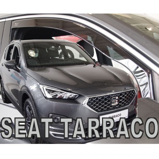 ΑΝΕΜΟΘΡΑΥΣΤΕΣ ΓΙΑ SEAT TARRACO 5D 2019+ ΖΕΥΓΑΡΙ ΑΠΟ ΕΥΚΑΜΠΤΟ ΦΙΜΕ ΠΛΑΣΤΙΚΟ HEKO - 2 ΤΕΜ.