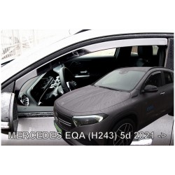 ΑΝΕΜΟΘΡΑΥΣΤΕΣ ΓΙΑ MERCEDES EQA H243 5D 2021+ ΣΕΤ ΑΥΤΟΚΙΝΗΤΟΥ ΑΠΟ ΕΥΚΑΜΠΤΟ ΦΙΜΕ ΠΛΑΣΤΙΚΟ HEKO - 4 ΤΕΜ.