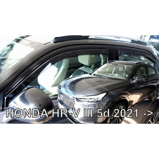 ΑΝΕΜΟΘΡΑΥΣΤΕΣ ΓΙΑ HONDA HR-V 5D 2021+ ΣΕΤ ΑΥΤΟΚΙΝΗΤΟΥ ΑΠΟ ΕΥΚΑΜΠΤΟ ΦΙΜΕ ΠΛΑΣΤΙΚΟ HEKO - 4 ΤΕΜ.