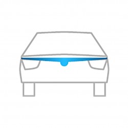 ΑΝΕΜΟΘΡΑΥΣΤΗΣ ΚΑΠΩ ΑΥΤΟΚΙΝΗΤΟΥ ΓΙΑ AUDI A6 1997-2003 ΑΠΟ ΕΥΚΑΜΠΤΟ ΦΙΜΕ ΠΛΑΣΤΙΚΟ HEKO - 1 ΤΕΜ.