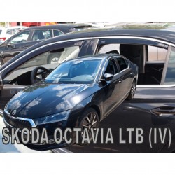 ΑΝΕΜΟΘΡΑΥΣΤΕΣ ΓΙΑ SKODA OCTAVIA A8 5D LIFTBACK 2020+ ΣΕΤ ΑΥΤΟΚΙΝΗΤΟΥ ΑΠΟ ΕΥΚΑΜΠΤΟ ΦΙΜΕ ΠΛΑΣΤΙΚΟ HEKO - 4 ΤΕΜ.