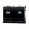 ΔΙΑΚΟΠΤΗΣ ΓΙΑ VW POLO / FOX / GOLF 5 / EOS / GTI / JETTA / CADDY / AMAROK ΔΙΠΛΟΣ ΠΑΡΑΘΥΡΩΝ 4 PIN NTY - orig.5K39598575K3959857B - 1 ΤΕΜ.