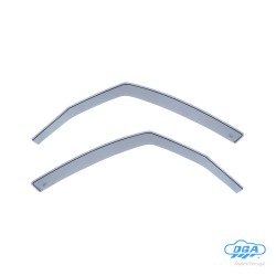 ΖΕΥΓΑΡΙ ΜΠΡΟΣΤΙΝΟΙ ΑΝΕΜΟΘΡΑΥΣΤΕΣ ΓΙΑ SUZUKI SX4 2008-2009 5D / FIAT SEDICI 5D 2007+ ΑΠΟ ΕΥΚΑΜΠΤΟ ΧΥΤΟ ΑΚΡΥΛΙΚΟ ΓΥΑΛΙ DGA - 2 ΤΕΜ.