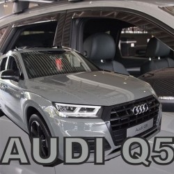 ΑΝΕΜΟΘΡΑΥΣΤΕΣ ΓΙΑ AUDI Q5 5D 2016+ ΣΕΤ ΑΥΤΟΚΙΝΗΤΟΥ ΑΠΟ ΕΥΚΑΜΠΤΟ ΦΙΜΕ ΠΛΑΣΤΙΚΟ HEKO - 4 ΤΕΜ.