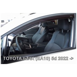 ΑΝΕΜΟΘΡΑΥΣΤΕΣ ΓΙΑ TOYOTA BZ4X (EA10) 5D 2022+ - ΖΕΥΓΑΡΙ ΑΥΤΟΚΙΝΗΤΟΥ ΑΠΟ ΕΥΚΑΜΠΤΟ ΦΙΜΕ ΠΛΑΣΤΙΚΟ HEKO -  2 ΤΕΜ.