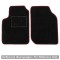 ΠΑΤΑΚΙΑ ΜΟΚΕΤΑ ΓΙΑ MERCEDES SMART 451 2007-2014 ΜΑΥΡΟ ΜΕ ΚΟΚΚΙΝΟ ΡΕΛΙ RACE AXION - 2 ΤΕΜ.