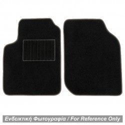 ΠΑΤΑΚΙΑ ΜΟΚΕΤΑ ΓΙΑ MERCEDES SMART ROADSTER 452 1998-2006 ΜΑΥΡΟ ΜΕ ΓΚΡΙ ΡΕΛΙ RACE AXION - 2 ΤΕΜ.