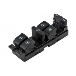 ΠΟΛΛΑΠΛΟΣ ΔΙΑΚΟΠΤΗΣ ΠΑΡΑΘΥΡΩΝ ΓΙΑ VW GOLF 4 1997+ / BORA 1998+ / PASSAT B5 2000+ 9PINS orig.1J4959857B ΝΤΥ - 1 ΤΕΜ.