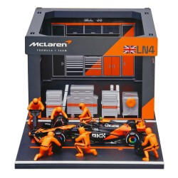 ΜΙΝΙΑΤΟΥΡΕΣ PIT STOP MCLAREN MCL38 NORRIS 1:43 BURAGO LAMPA 1ΤΕΜ.