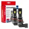 Amio - Λαμπτήρες LED F25 PRO Black Edition HB4 (9006) 68W 12-24V Full CAN Bus με Φωτεινότητα 7646lm σε Ψυχρό Λευκό 6000K για Επιβατικά Αυτοκίνητα & Φορτηγά - Σετ 2 τεμ. (04723/AM)