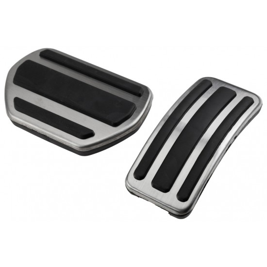 NTY - Σετ Πεντάλ για Αυτόματο Κιβώτιο για Citroen C3 / C4 / DS3 / DS4 και Peugeot 207 / 208 / 301 / 307 / 308 / 2008 με αντιολισθητική επιφάνεια για σταθερό πάτημα - 1 Σετ (EZC-PE-111)