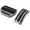 NTY - Σετ Πεντάλ για Αυτόματο Κιβώτιο για Citroen C3 / C4 / DS3 / DS4 και Peugeot 207 / 208 / 301 / 307 / 308 / 2008 με αντιολισθητική επιφάνεια για σταθερό πάτημα - 1 Σετ (EZC-PE-111)