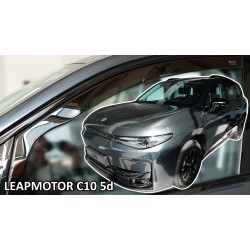 Heko - Ανεμοθραύστες Παραθύρων Για Leapmotor C10 2024 > 5πορτο υλικό Acrylic Χρώμα Φιμέ - 2 τεμ. (ΑΝΕΜ.29121)