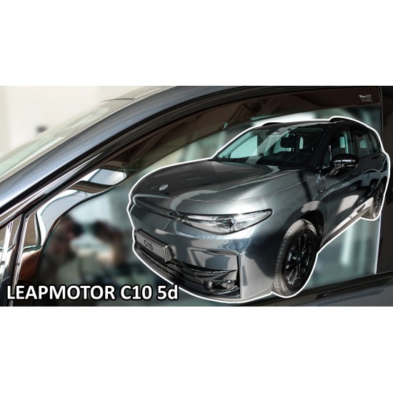 Heko - Ανεμοθραύστες Παραθύρων Για Leapmotor C10 2024 > 5πορτο υλικό Acrylic Χρώμα Φιμέ - 2 τεμ. (ΑΝΕΜ.29121)