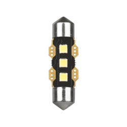 ΛΑΜΠΑΚΙΑ ΠΛΑΦΟΝΙΕΡΑΣ 12V 11x36mm 130/110lm 6.500K ΔΙΠΛΗΣ ΠΟΛΙΚΟΤΗΤΑΣ LED ULTRA-LUMEN SERIES 1ΤΕΜ.