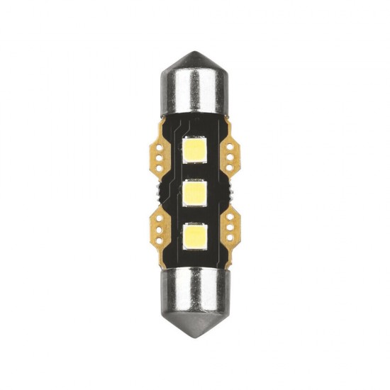ΛΑΜΠΑΚΙΑ ΠΛΑΦΟΝΙΕΡΑΣ 12V 11x36mm 130/110lm 6.500K ΔΙΠΛΗΣ ΠΟΛΙΚΟΤΗΤΑΣ LED ULTRA-LUMEN SERIES 1ΤΕΜ.