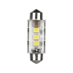 ΛΑΜΠΑΚΙΑ ΠΛΑΦΟΝΙΕΡΑΣ 12/24V 12x36mm 240/220lm 6.500K ΔΙΠΛΗΣ ΠΟΛ/ΤΑΣ LED CAN-BUS PRO-USER SERIES 1ΤΕΜ